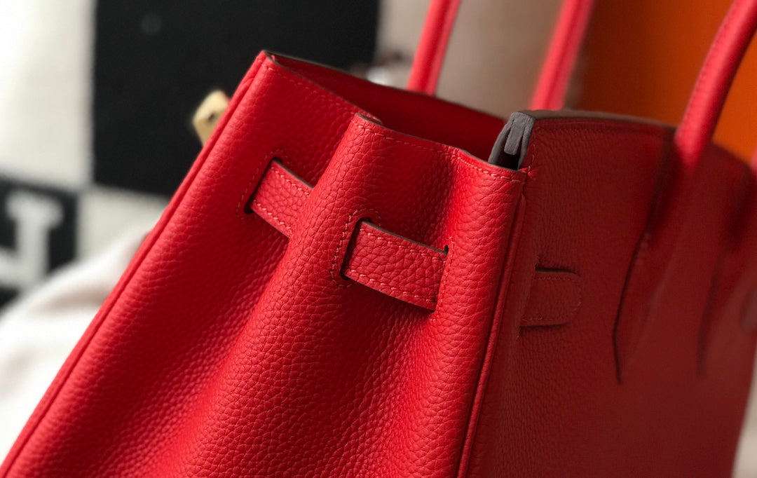 HM BIRKIN 35CM RED TOGO LEATHER GOLD HARDWARE