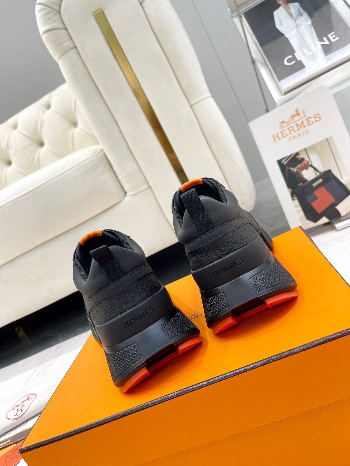 HM Giga Sneaker Black Calfskin 206281