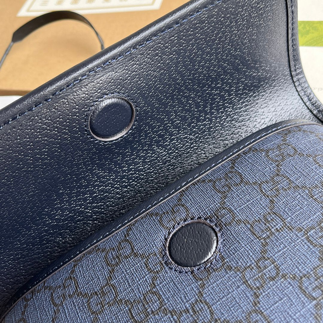 Gucci Waist Bag Blue Canvas 239996