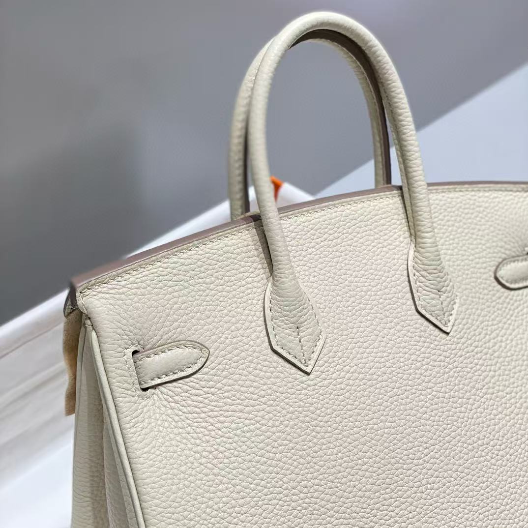 HM BIRKIN 30CM WHITE TOGO LEATHER GOLD HARDWARE