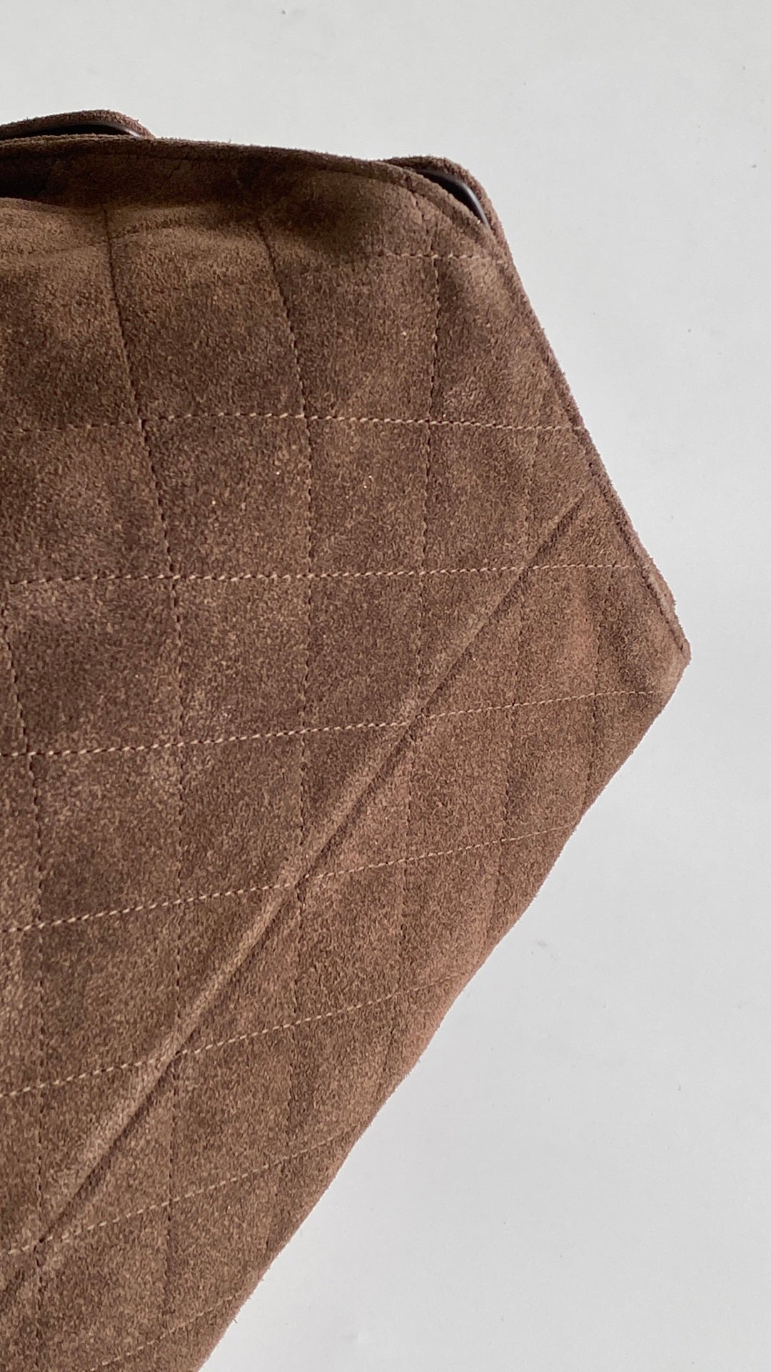 CC 2025 Hobo Bag 40cm Brown Suede