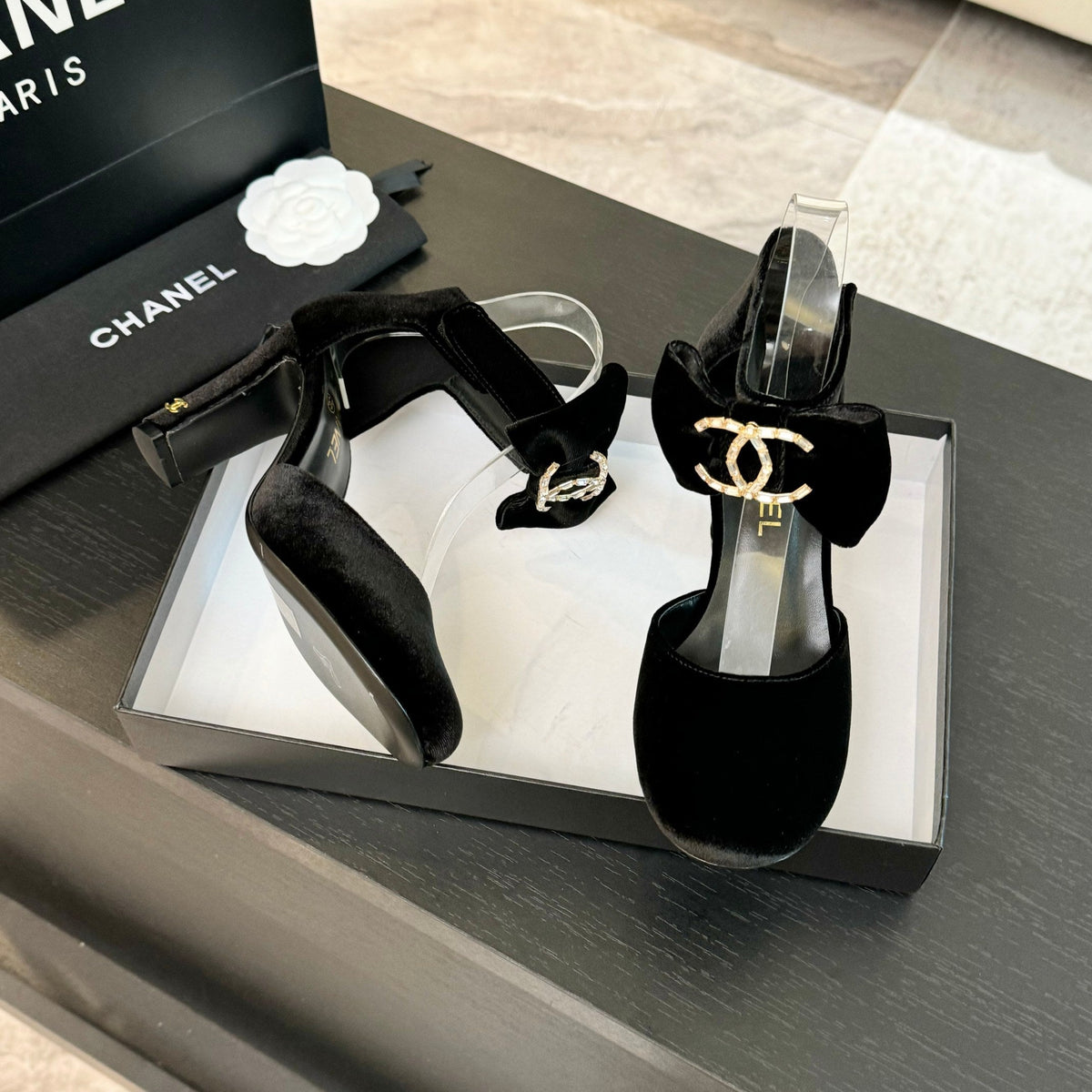 CC Mary Janes Black Velvet