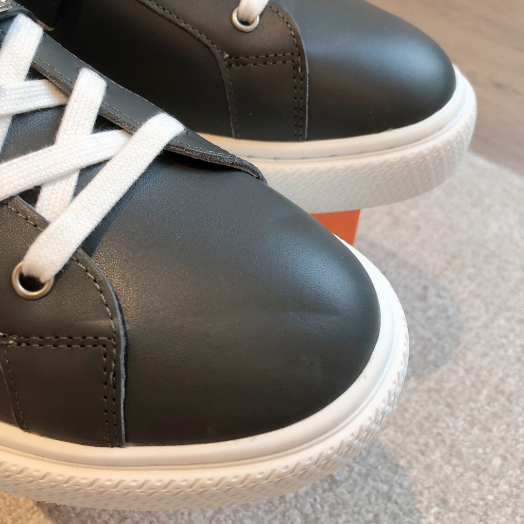 HM Day Sneaker Black White Lambskin 970890