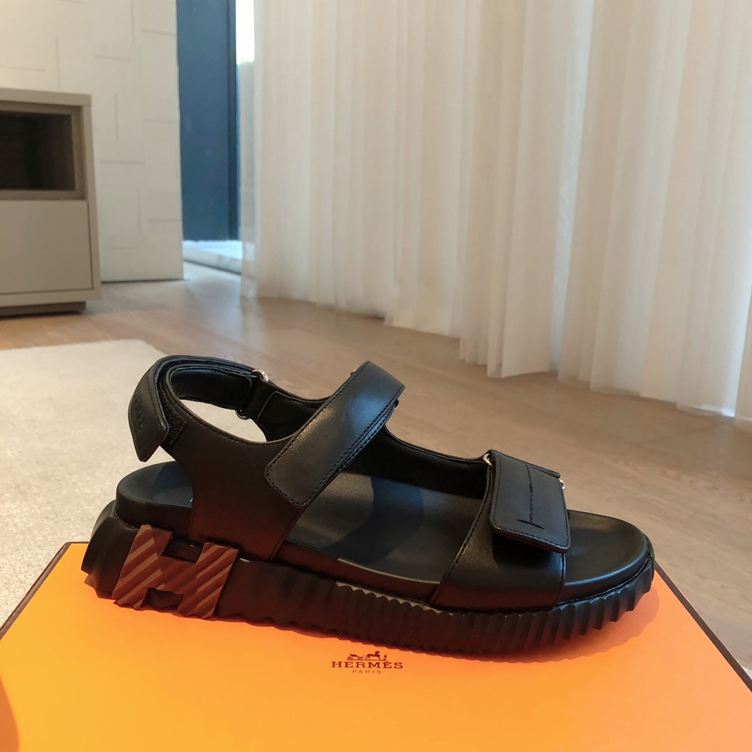 HM Junior Sandal Black Lambskin 970904