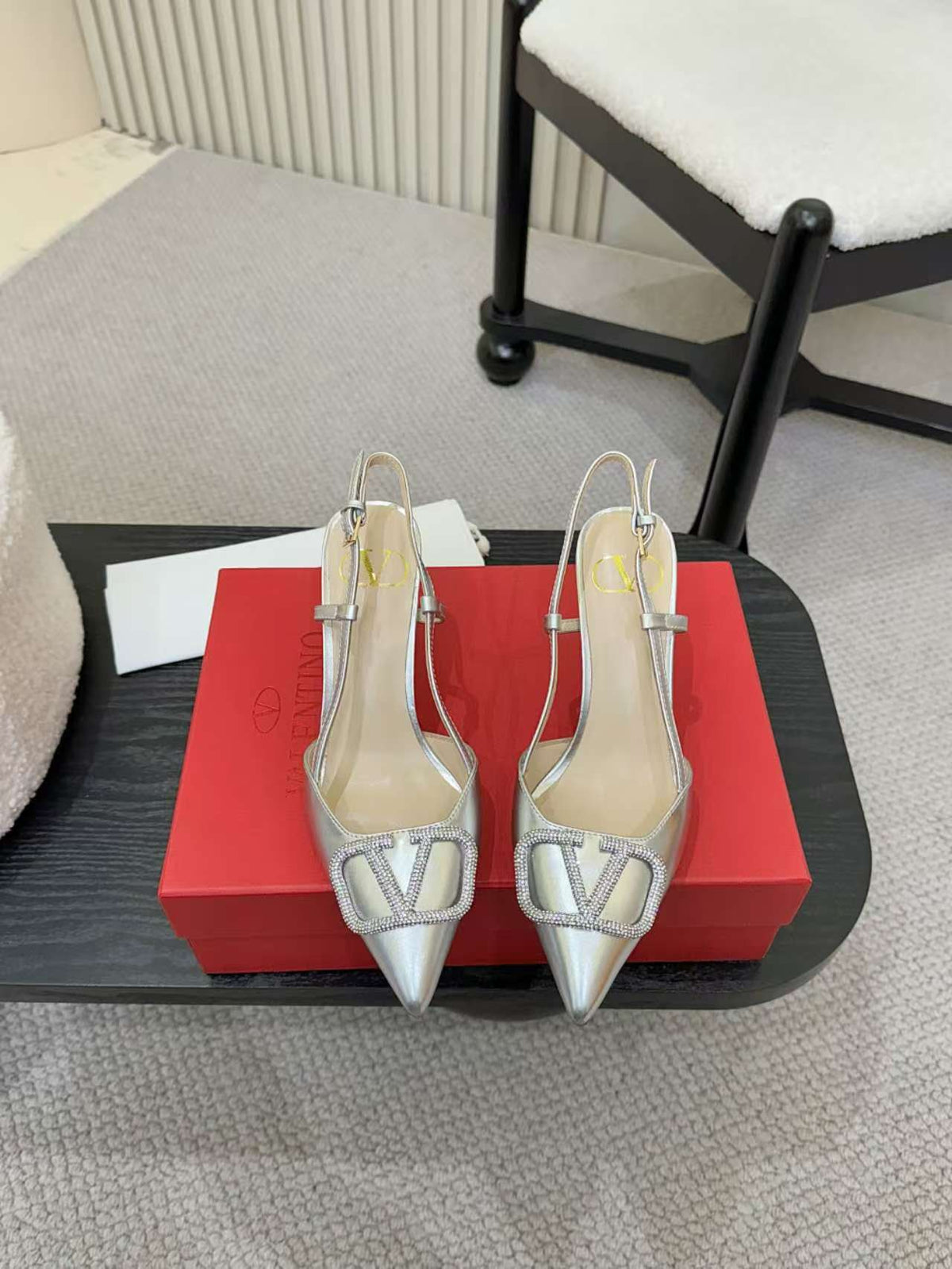 Valentino Slingback Pump High heels Sheepskin 239560