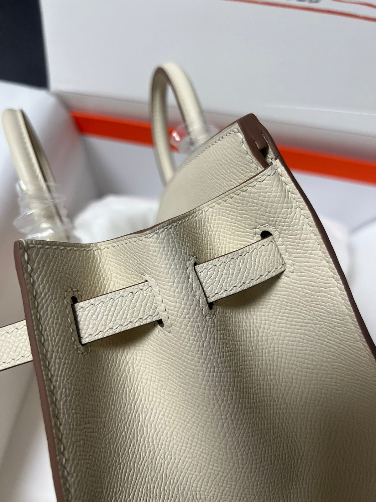 HM BIRKIN SELLIER CREAM EPSOM LEATHER GOLD HARDWARE