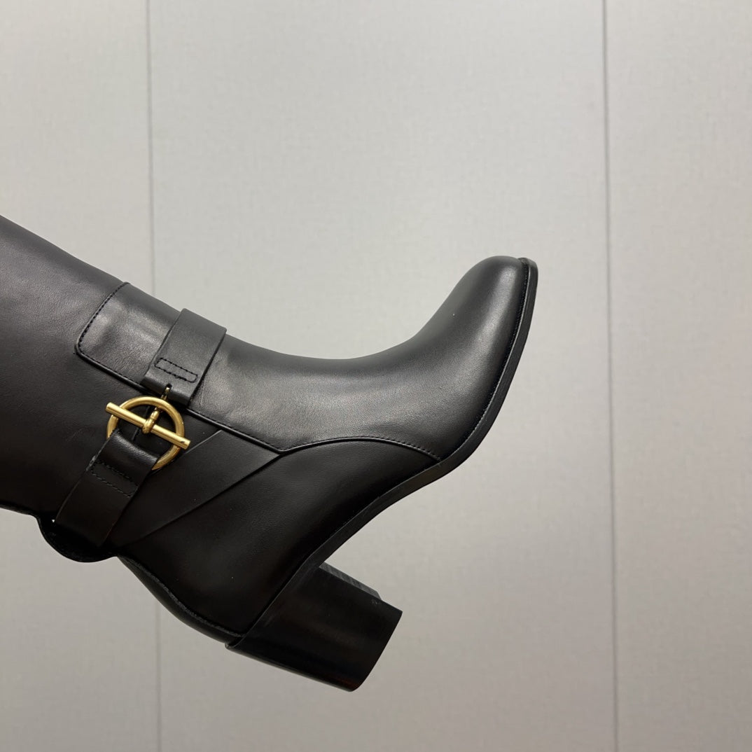 HM Justine 50 Boot Black Cowhide 952361