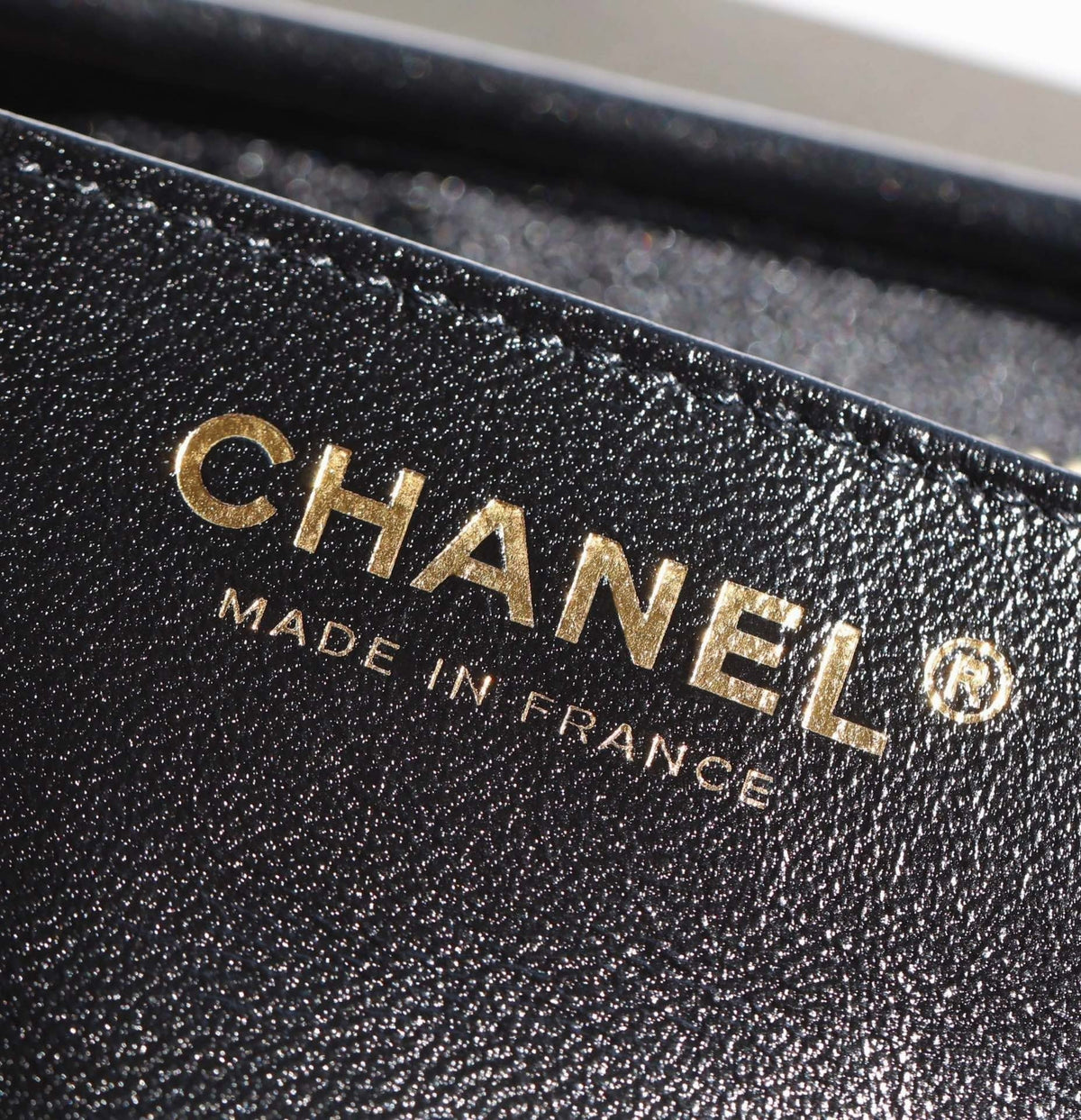 CHANEL 25S HOBO BAG 22 CM IN BLACK LAMBSKIN WITH GOLD HARDWARE