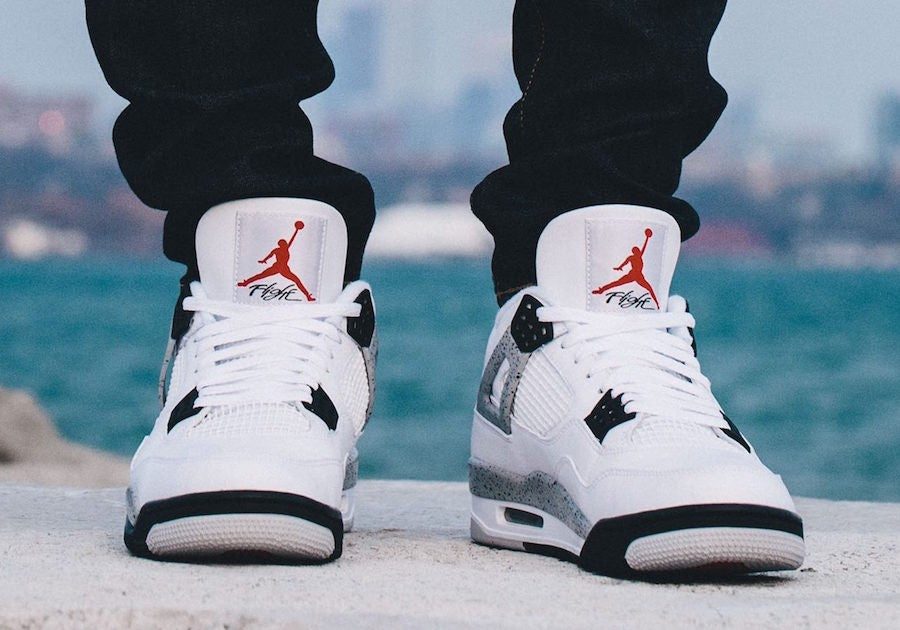 Jordan 4 Retro Golf White Cement Sneakers - Fresh Drop | Designer Kicks