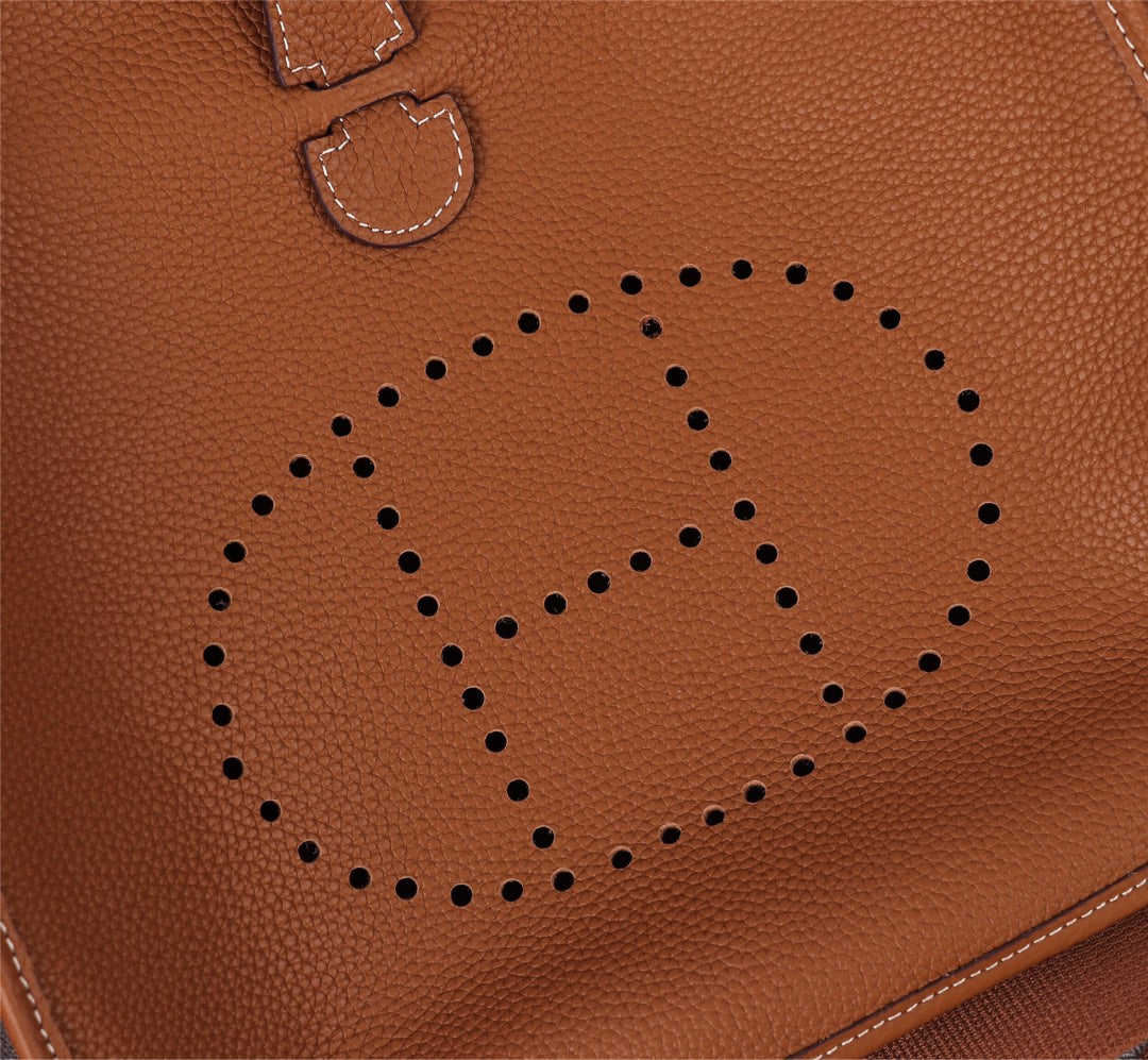 HM EVELYNE BAG 28 RUSSET TOGO