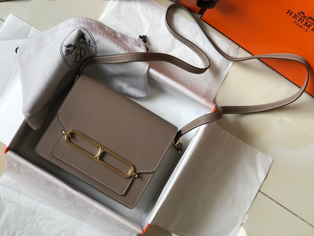 HM SAC ROULIS 19 CEDAR TOGO LEATHER