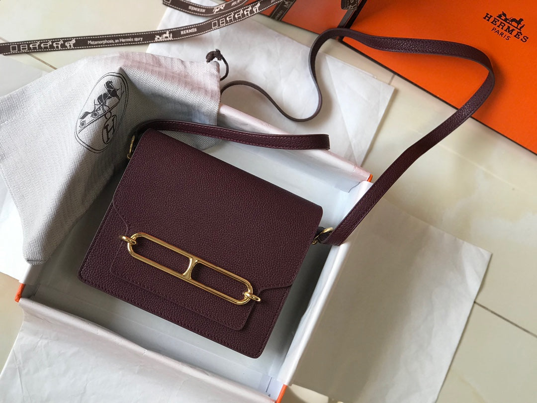 HM SAC ROULIS 19 WINE TOGO LEATHER