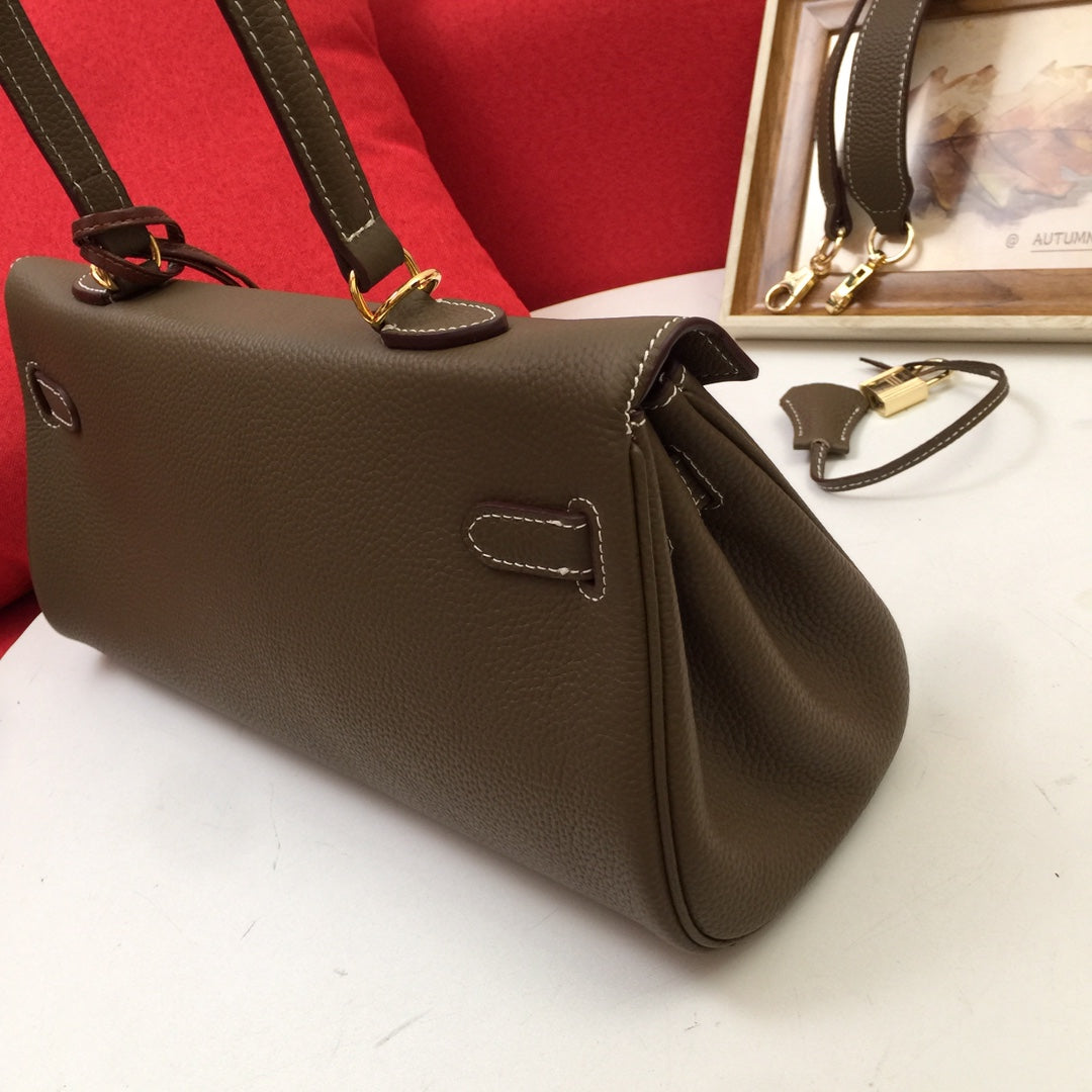 HM SHOULDER BAG 35 CEDAR TOGO GOLD HARDWARE