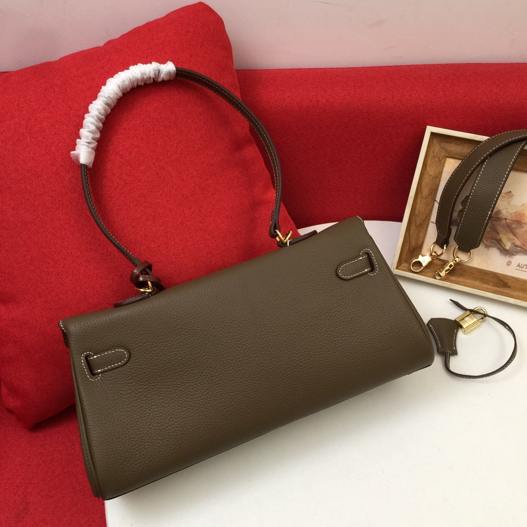 HM SHOULDER BAG 35 CEDAR TOGO GOLD HARDWARE