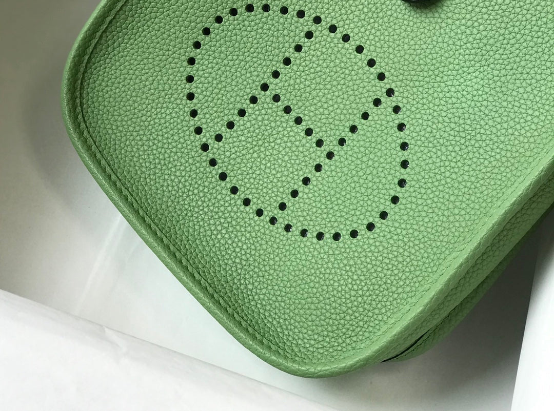 Mini Evelyne 18cm Dark Green Togo Ghw