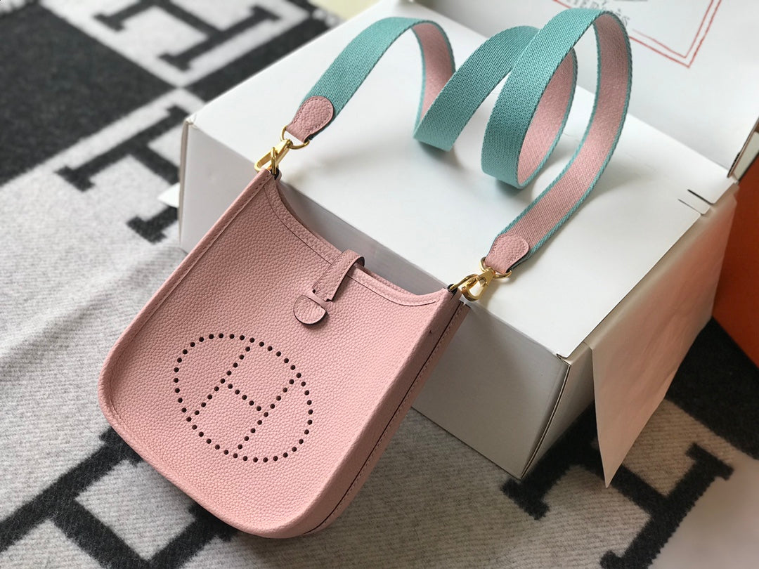Mini Evelyne 18cm Pink Togo Ghw