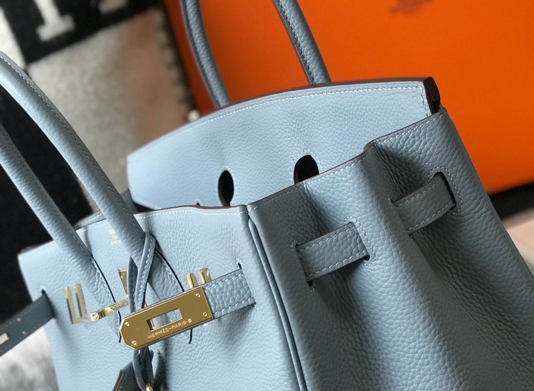 HM BIRKIN 35CM SKY BLUE TOGO LEATHER GOLD HARDWARE