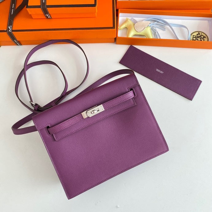 Kelly Danse II 22cm Purple Evercolor Leather Shw