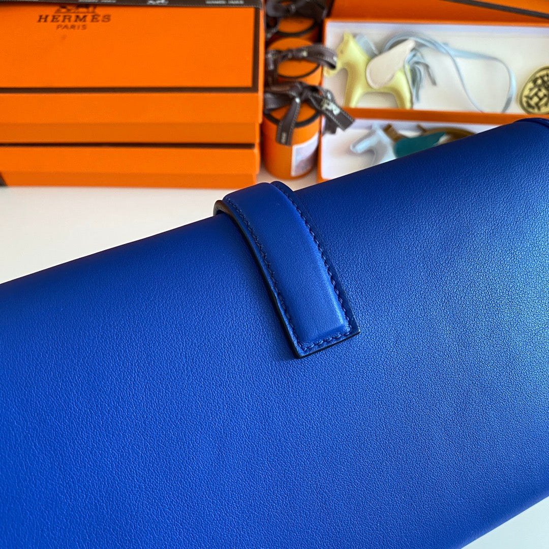 HM Jige 29 Cobalt Blue Swift Calfskin 229026