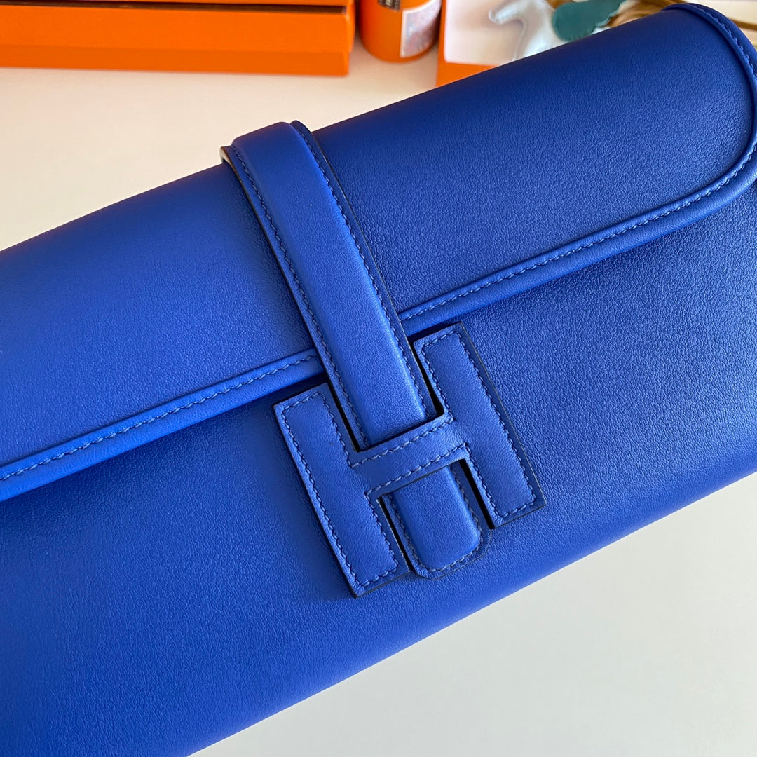 HM Jige 29 Cobalt Blue Swift Calfskin 229026
