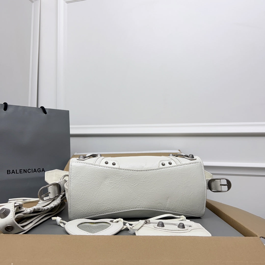 NEO CAGOLE 26 IN WHITE LAMBSKIN