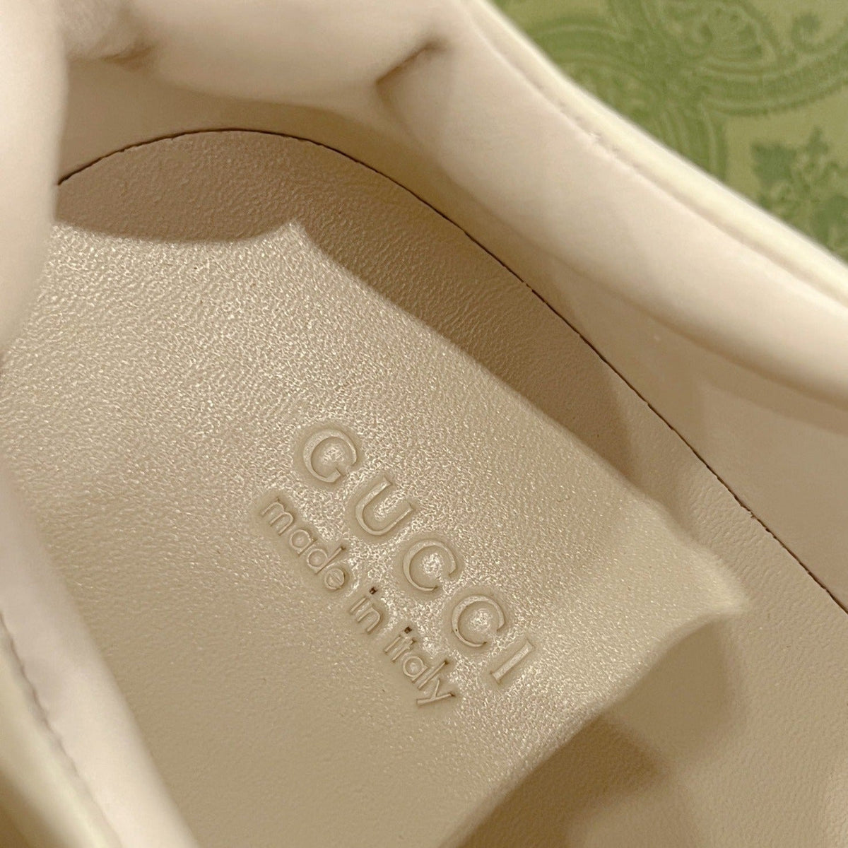 GG Rhyton Trainer Leather White Black