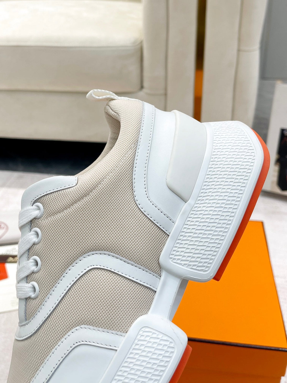 HM Giga Sneaker Light Fawn Beige Fabric 206298