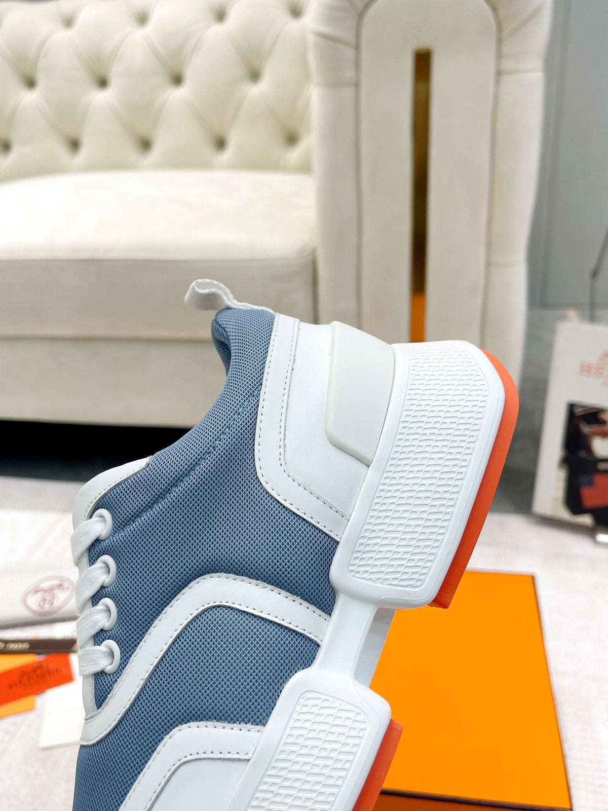 HM Giga Sneaker Demin Blue Fabric 206293