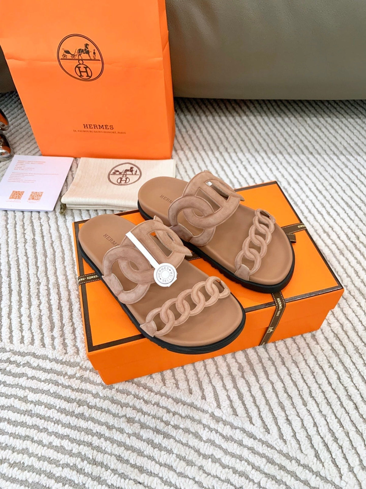 HM Extra sandal Rose Perle Suede 963524