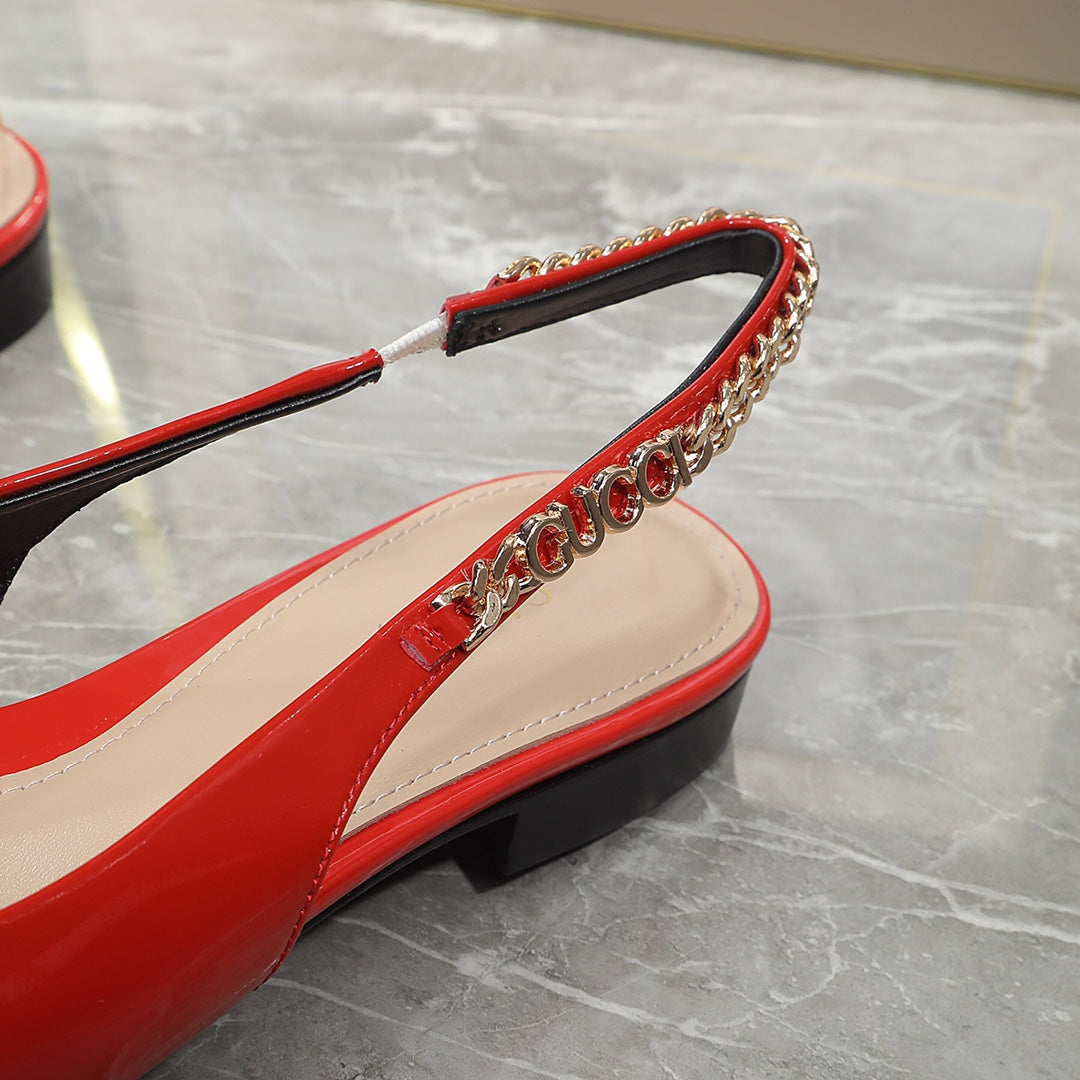 GG  Signoria Slingback Flat orange