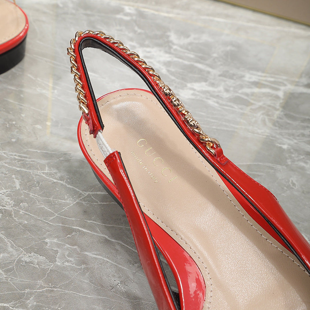 GG  Signoria Slingback Flat orange