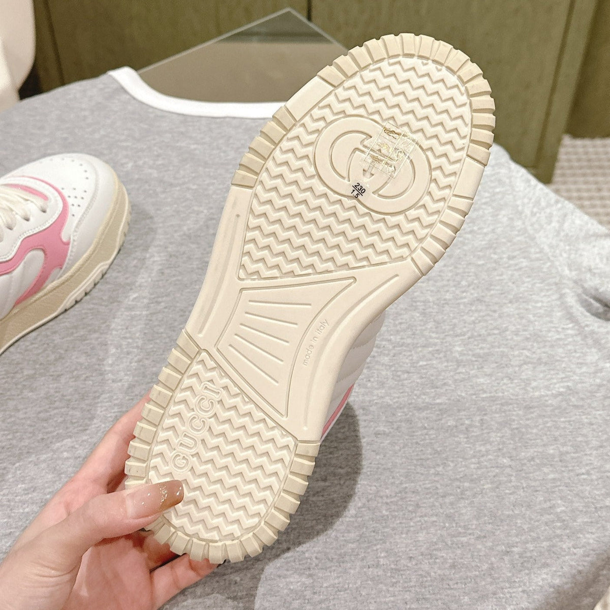 GG Retro sneakers WHite Pink
