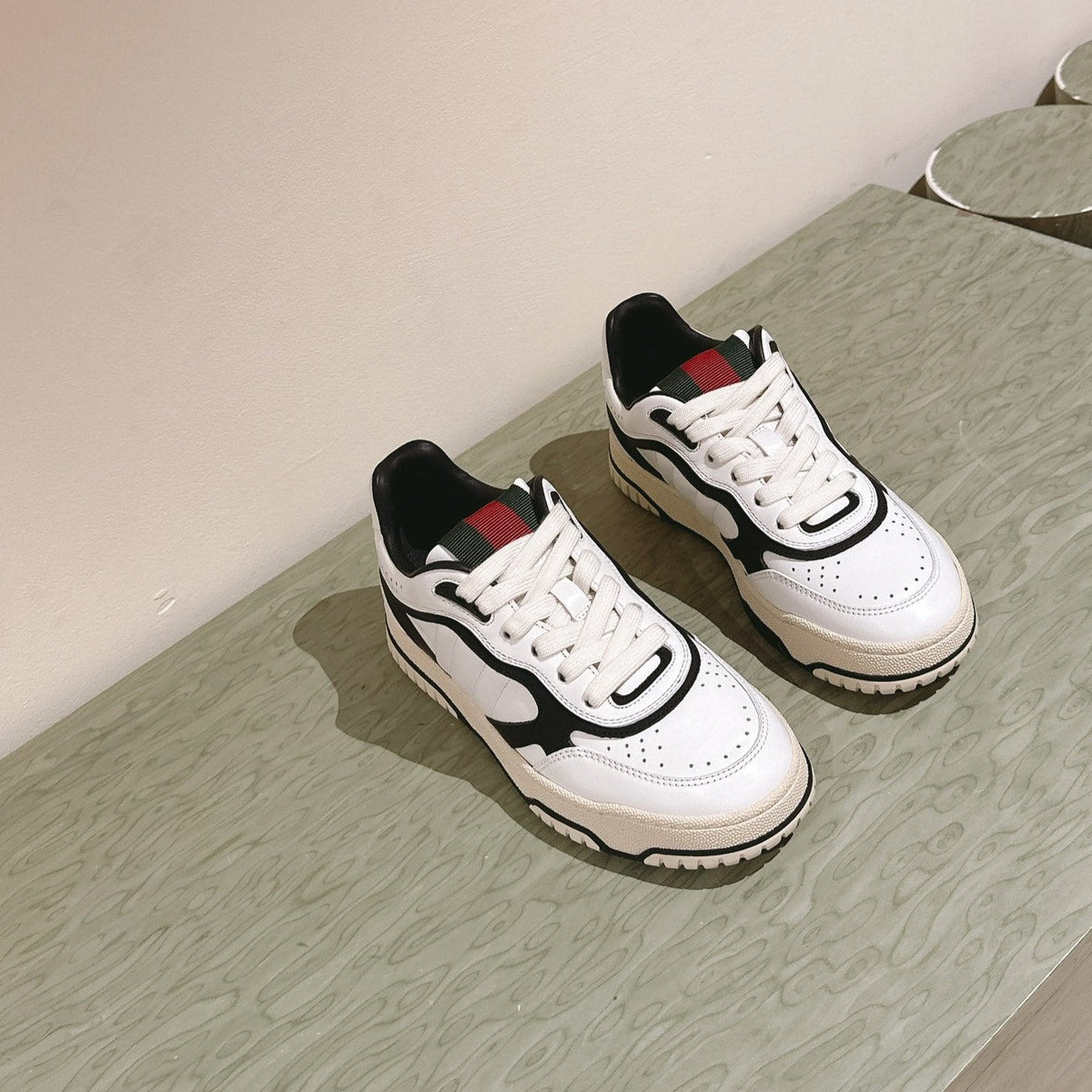 GG Retro sneakers WHite Black