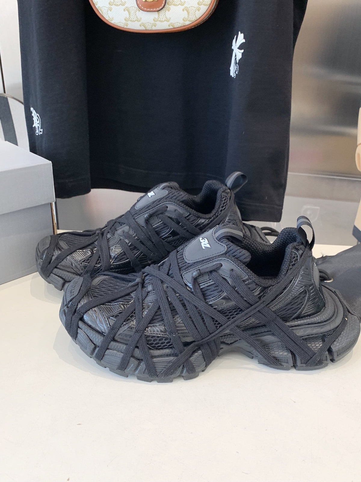 3XL EXTREME LACE BLACK SNEAKER BLACK