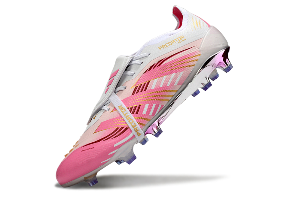 Predator Elite FT FG White/Pink