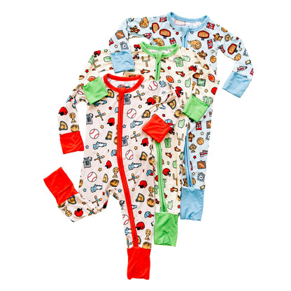 Football Zippy One-Piece