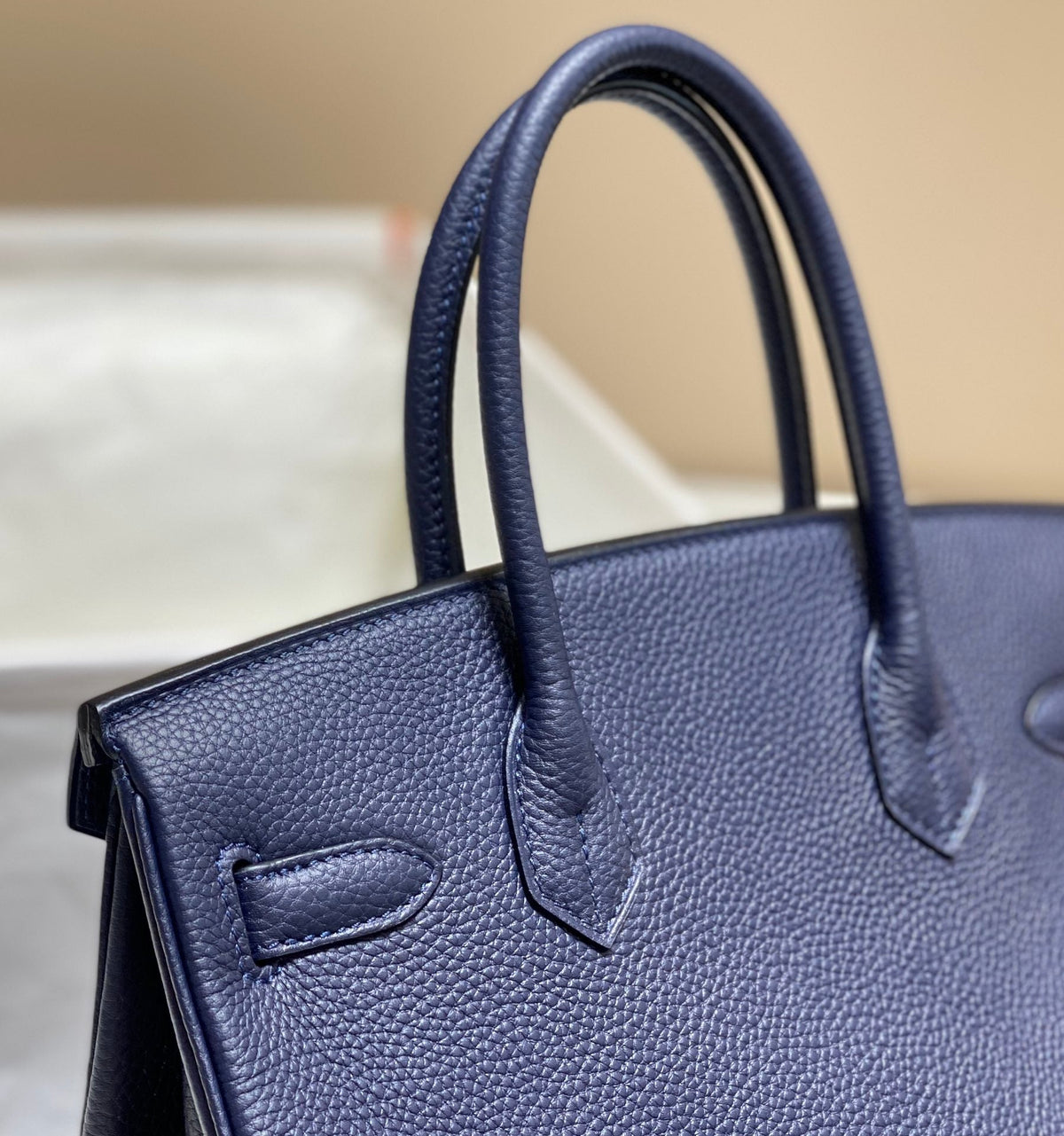 HM Birkin 30cm Dark Navy Blue Epsom Leather