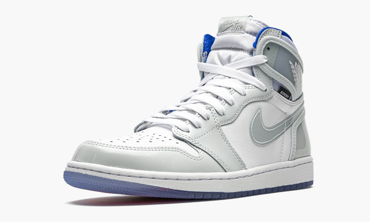 Air Jordan 1 High Zoom Racer Blue Sneakers - Limited Edition