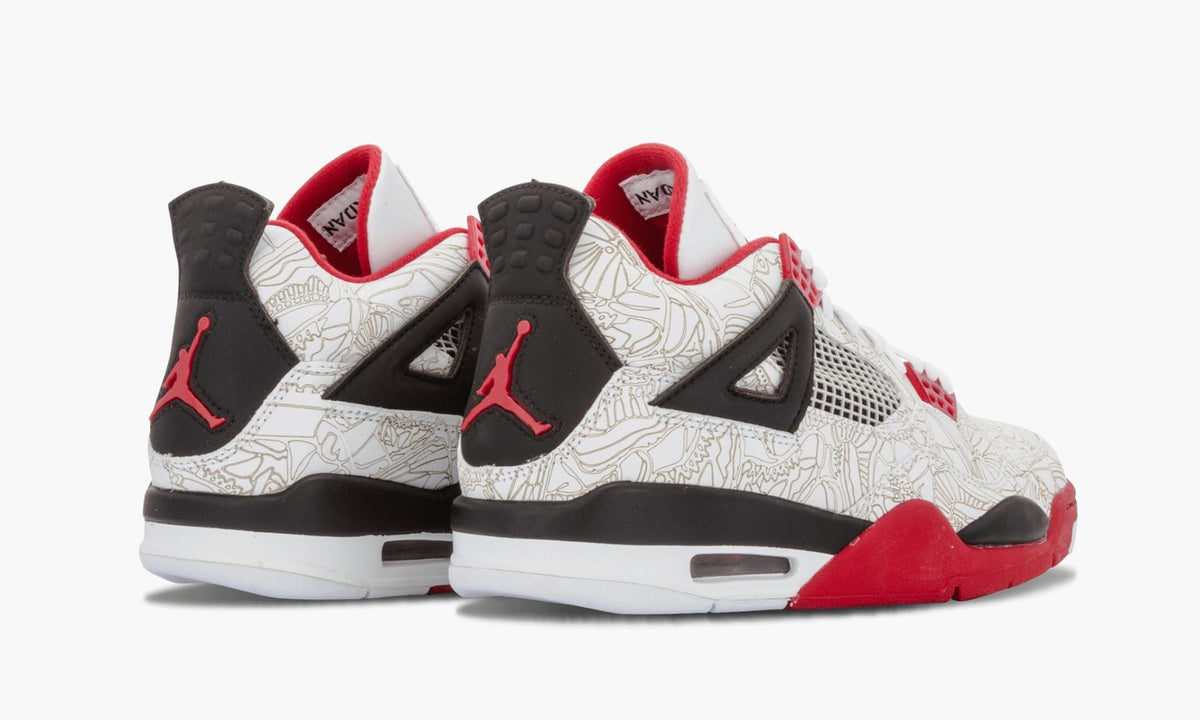 Air Jordan 4 Retro “Laser” Sneakers - Authentic | Designer Kicks