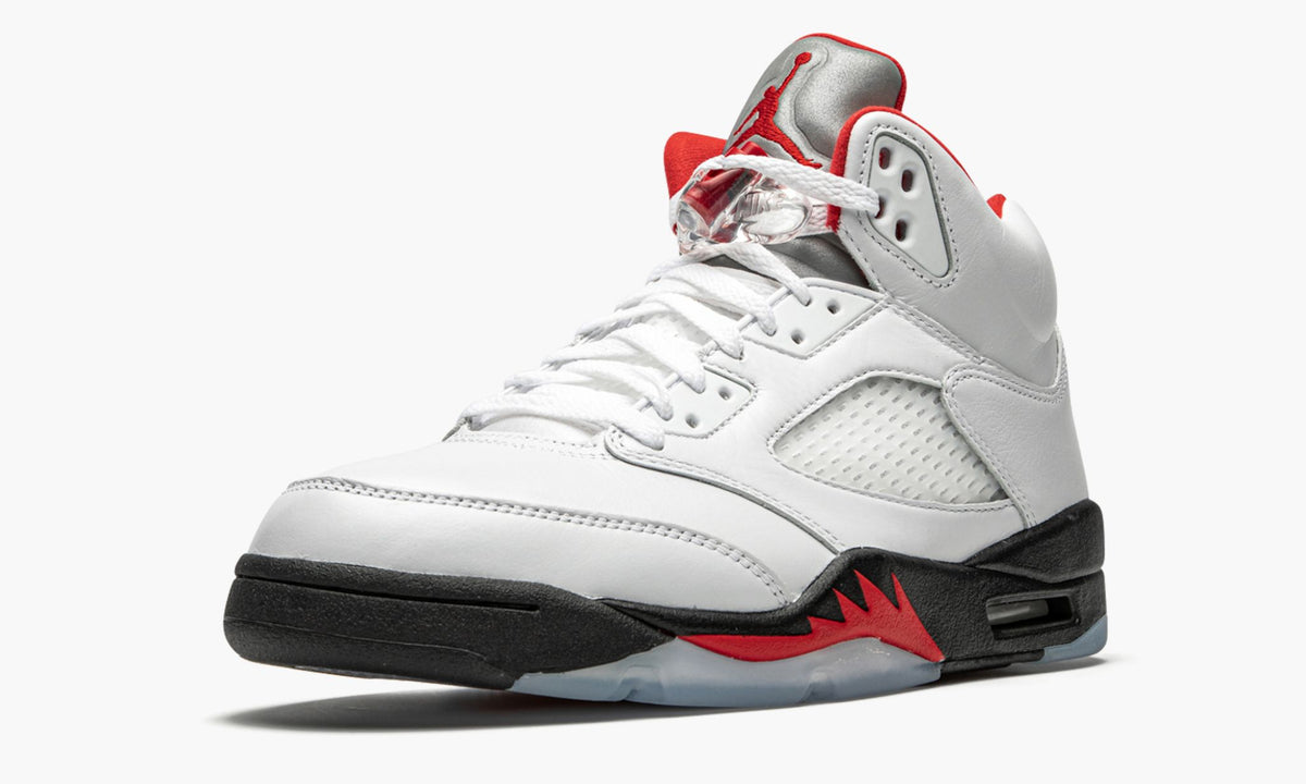 Air Jordan 5 Retro “Fire Red Silver Tongue 2020” Sneakers - Hype Release