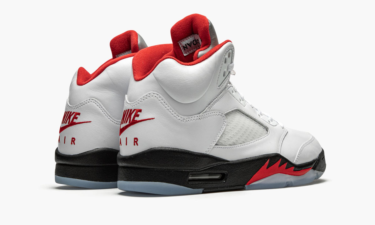 Air Jordan 5 Retro “Fire Red Silver Tongue 2020” Sneakers - Hype Release