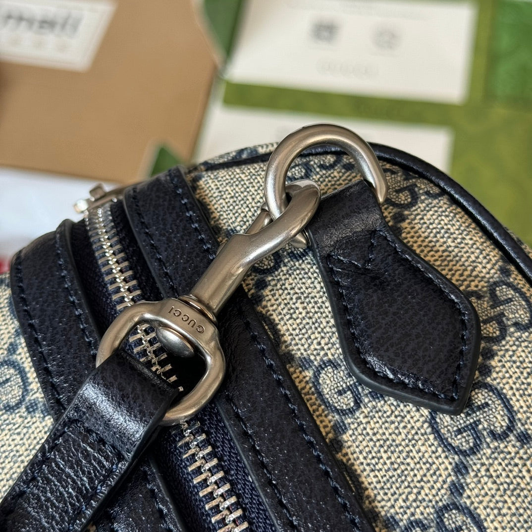Gucci Ophidia Bag Beige mix Blue Canvas 240088