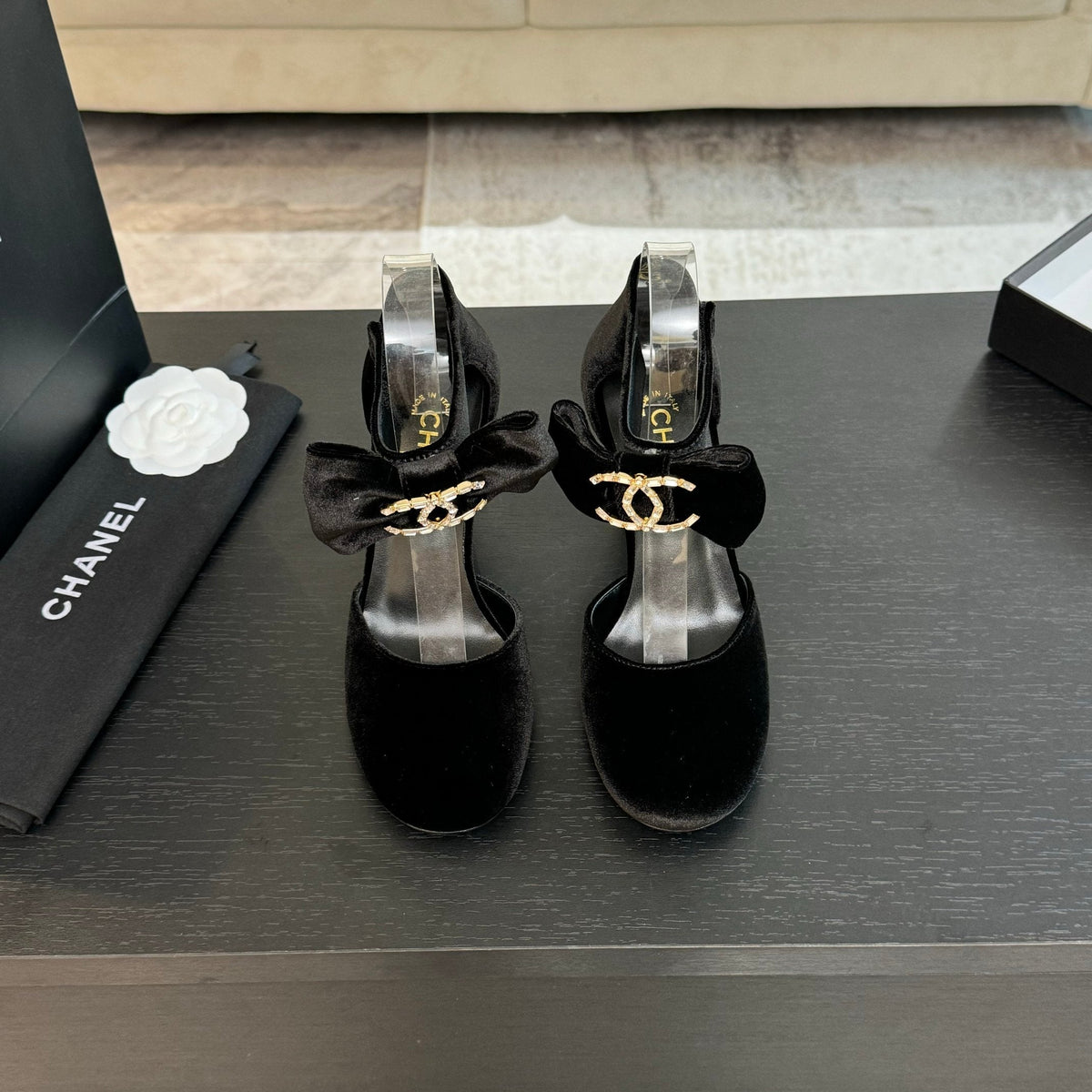 CC Mary Janes Black Velvet