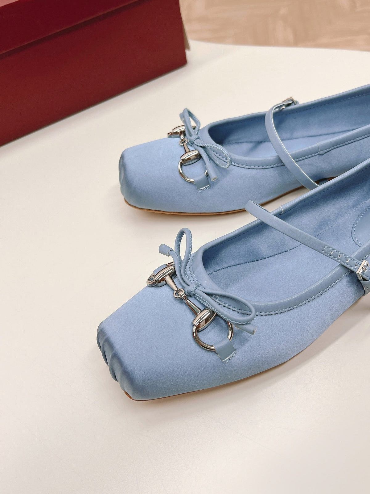 GG BALLET FLAT SKY SILK