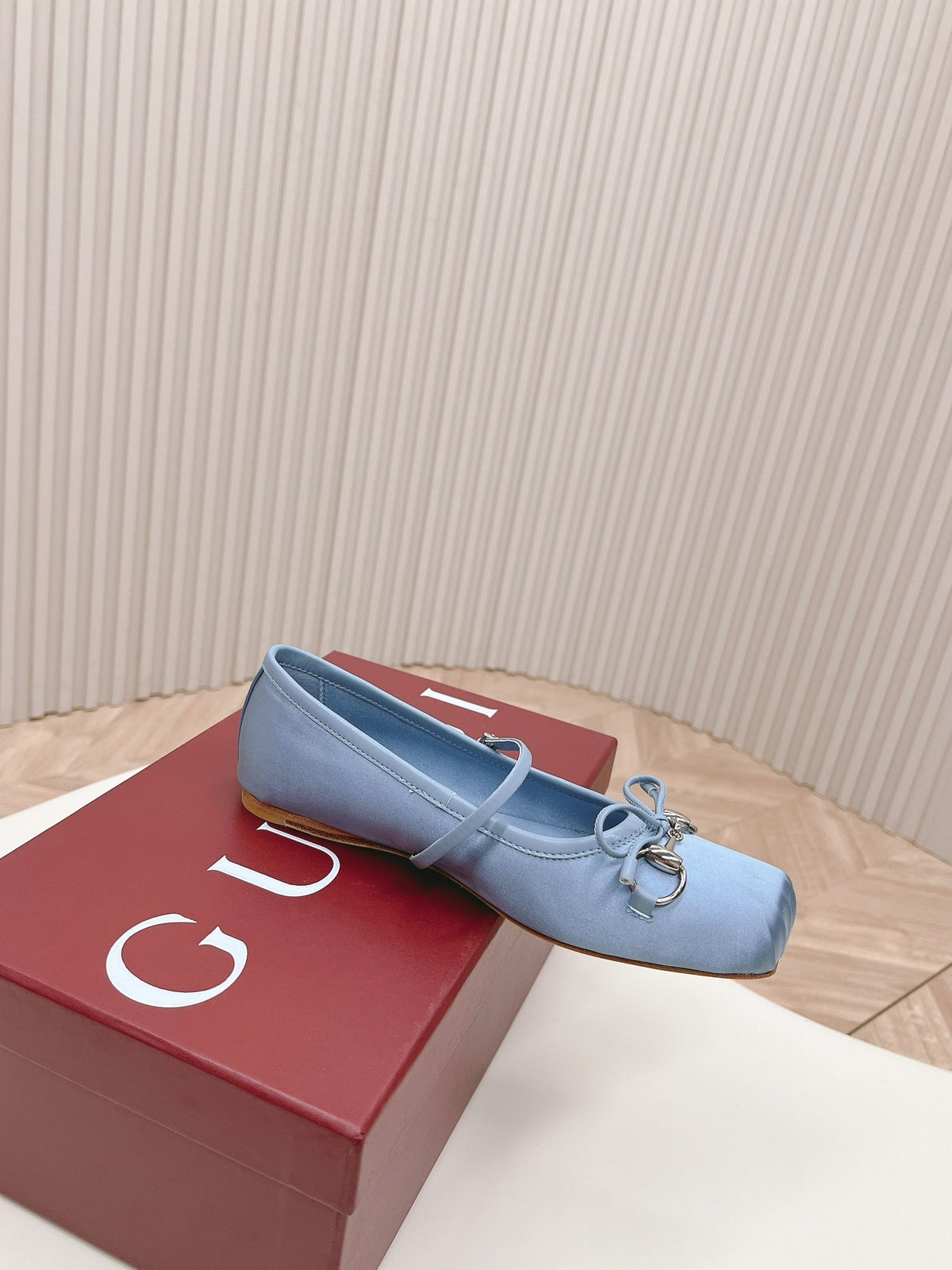 GG BALLET FLAT SKY SILK