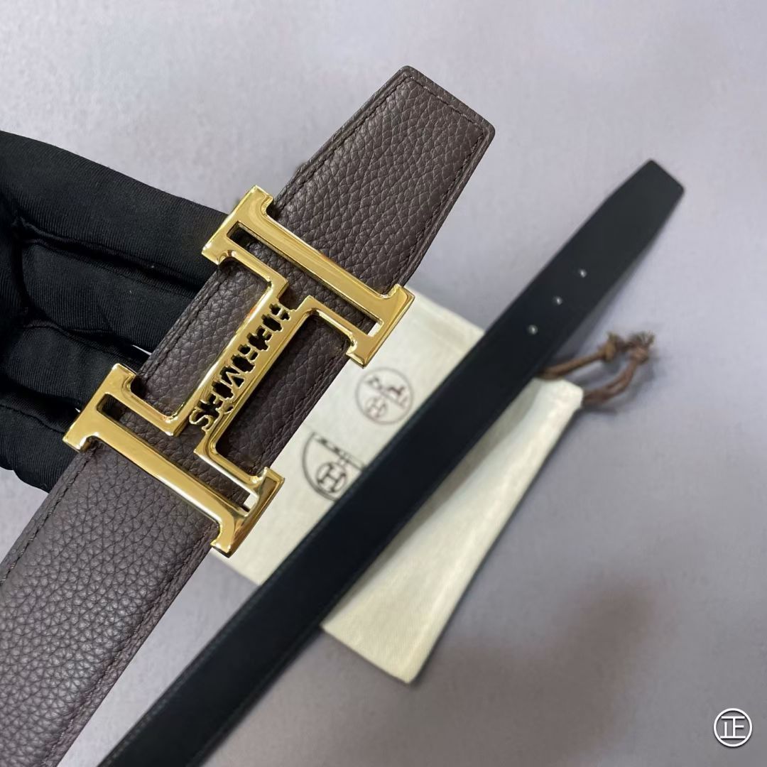 HM Buckle H Belt 38mm Calfskin 187197