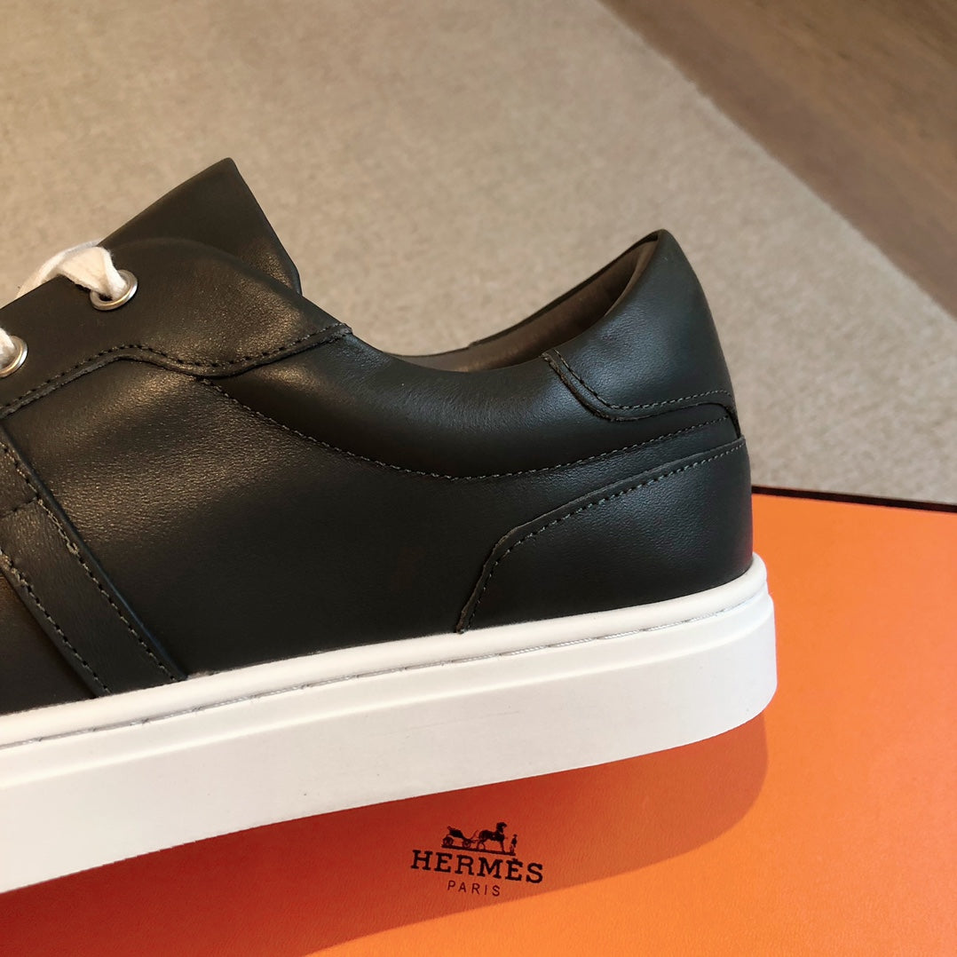 HM Day Sneaker Black White Lambskin  970890