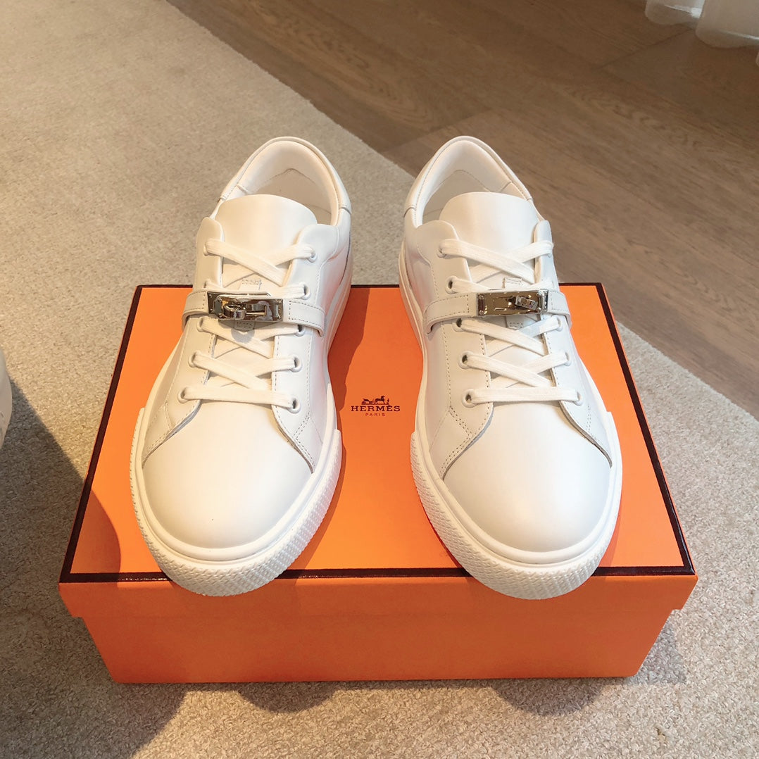 HM Day Sneaker White Lambskin 970891