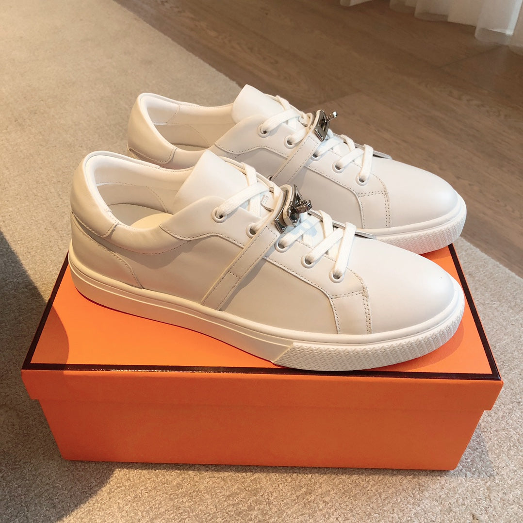 HM Day Sneaker White Lambskin 970891