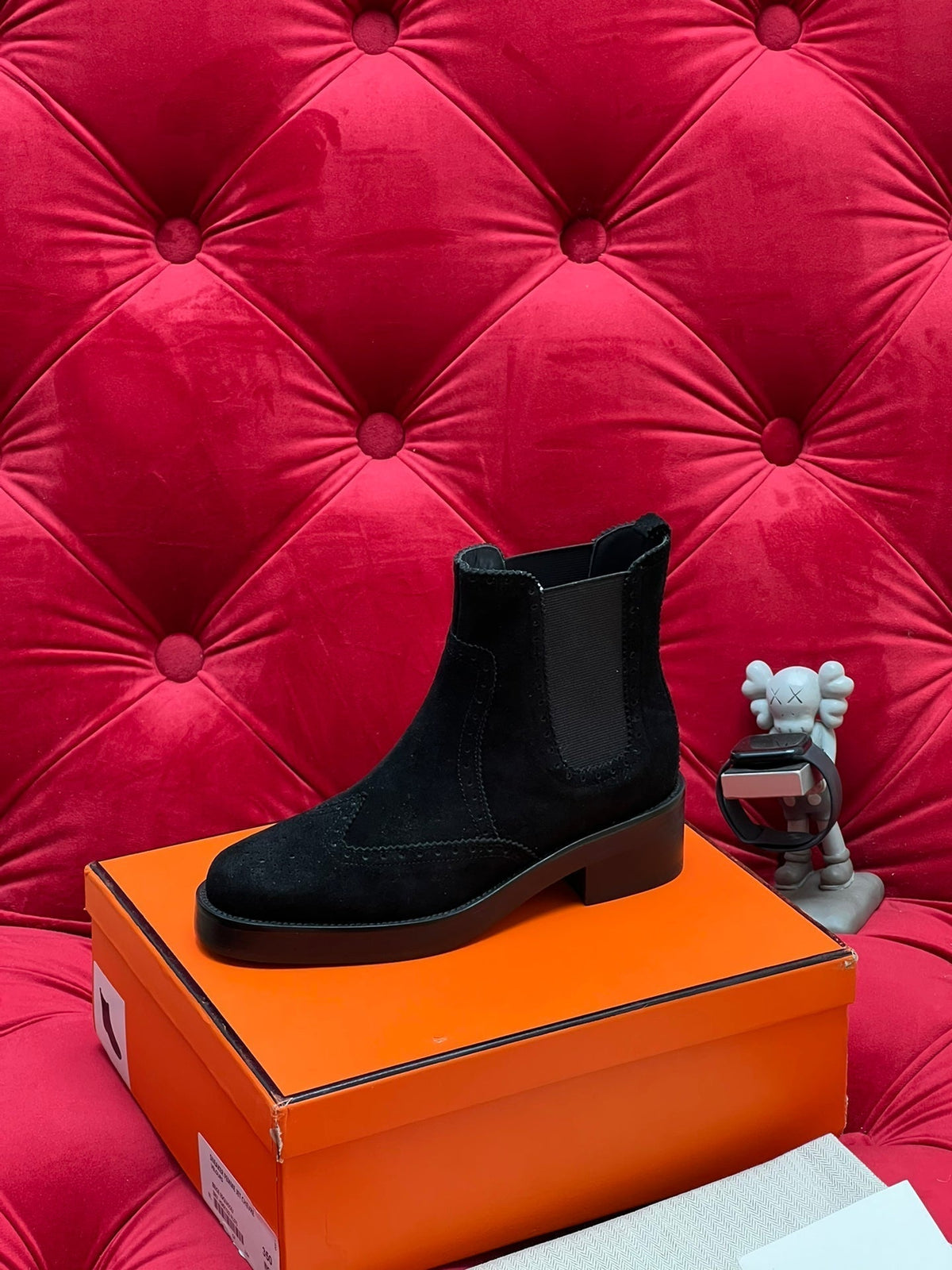 HM Findlay Ankle Boot Black Suede 969360